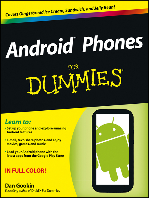 Title details for Android Phones For Dummies by Dan Gookin - Wait list